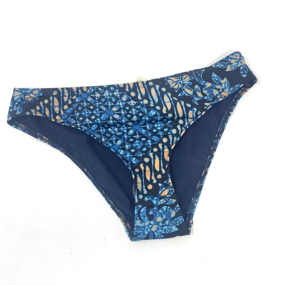 Ulla Johnson NWT Dani Bikini Bottom Pattern Azure Size Small Tropical  B21 - Picture 2 of 14